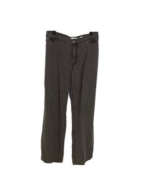 VANILIA Lightweight Linen Trouser Faded Gray Black waist 42” X inseam 32”